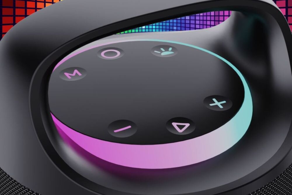 Głośnik mobilny MANTA Otus SPK330B sterowanie glosem funkcje google assistant siri