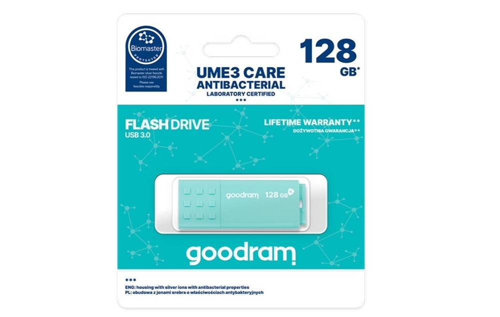 Pendrive GOODRAM UME3 Care Wygodne opakowanie
