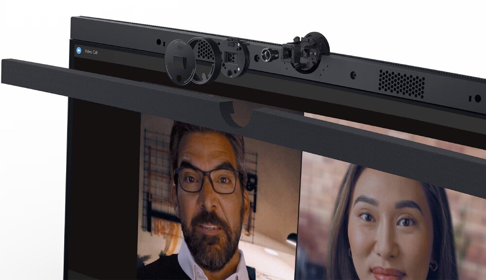 Monitor DELL P3424WEB 34 3440x1440px IPS Curved przeznaczenie kamera jakość czujnik mikrofony głośniki