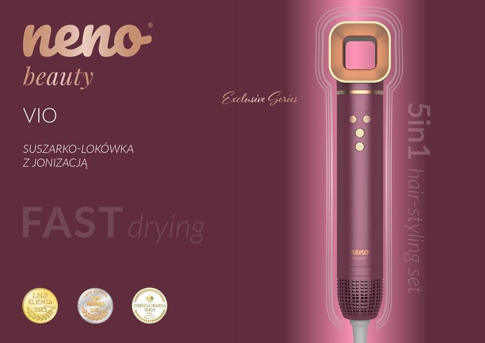 Suszarko-Lokówka do włosów NENO BEAUTY Vio kv początek opisu