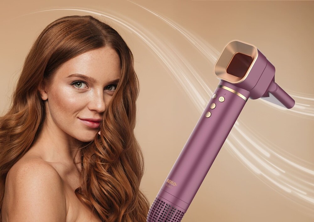 Suszarko-Lokówka do włosów NENO BEAUTY Vio cztery poziomy temperatury, dopasowana do potrzeb, ochrona przed przegrzaniem
