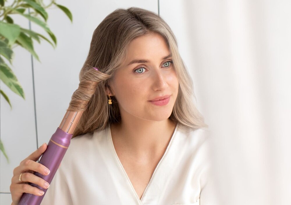 Suszarko-Lokówka do włosów NENO BEAUTY Vio automatyczne przełącznie poziomu temperatury, bezpieczne suszenie włosów