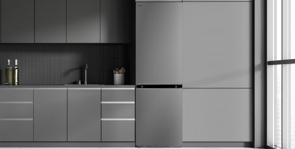 LODÓWKA LG GBV3110EPY Dobrze dobrana forma pojemność 344 l zabudowa płaska konstrukcja