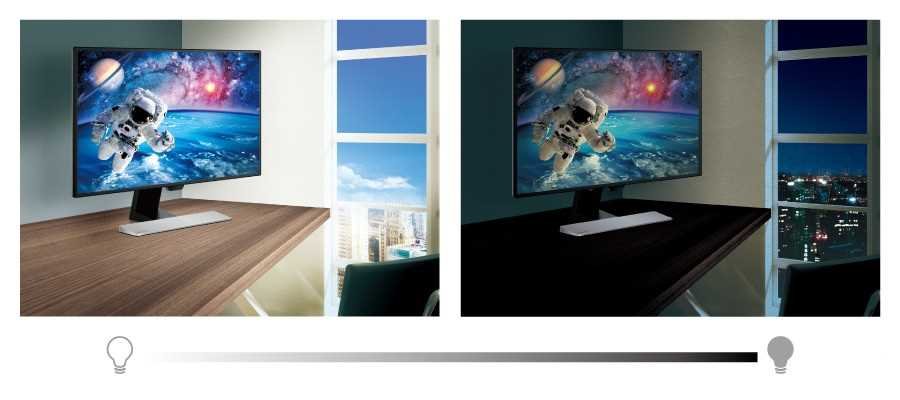 Monitor BENQ EW2770QZ - Brightness Intelligence
