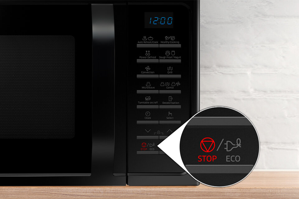Kuchenka mikrofalowa Samsung z trybem energooszczędnym