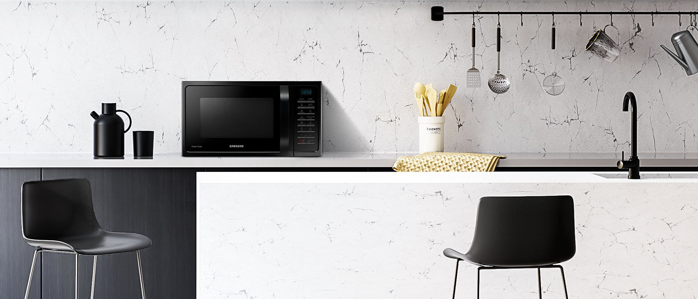 Elegancka kuchenka mikrofalowa pasująca do każdej kuchni