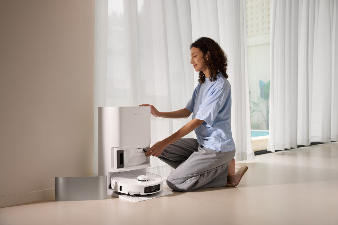 Robot sprzątający MOVA P10 Pro Ultra Czystość w zasięgu rutyny Automatyczne opróżnianie pojemnika czas sprzątanie nie przerywa obowiązków