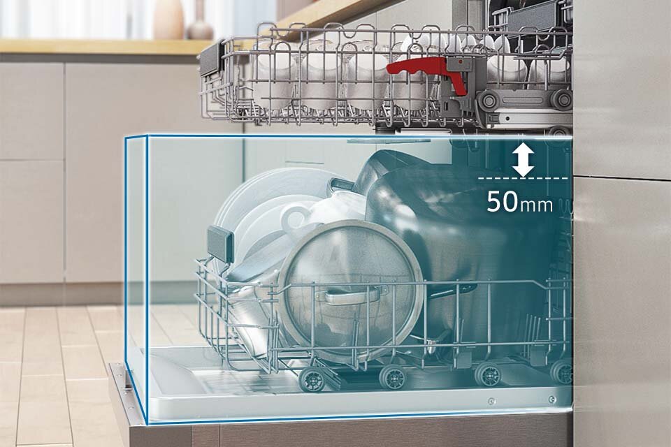 dopasuj wnętrze zmywarki do potrzeb