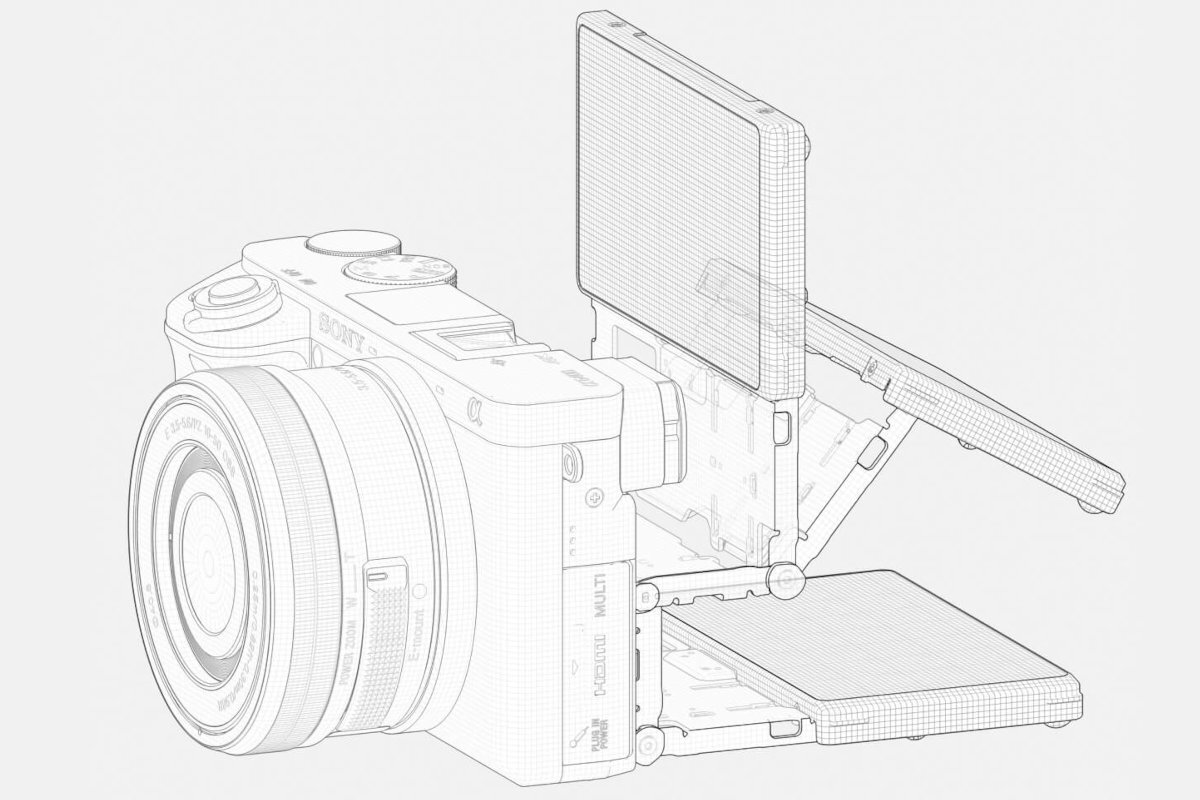 SONY Alpha A6400 3-calowy ekran LCD wysokiej rozdzielczości (921 tys. punktów) odchylenia o 180° wideoblogi autoportrety elastycznego kadrowania szybki wybór punktu ostrości