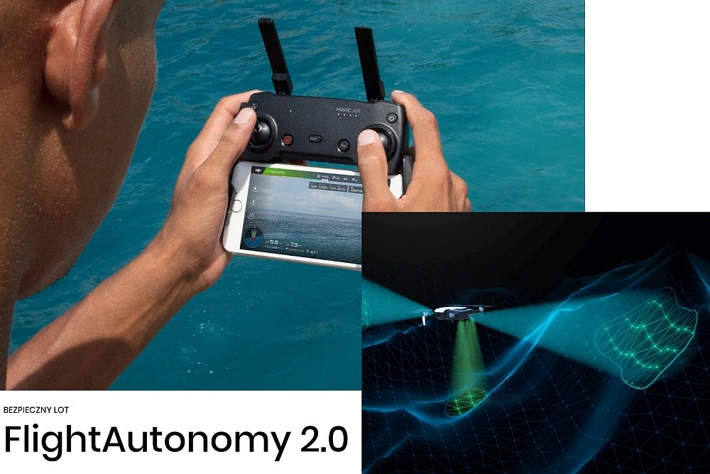 Dron DJI Mavic Air Fly More Combo wykonanie materiały