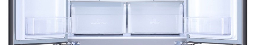 Lodówka HAIER HTF-456DN6 - Dry Zone - Niska wilgotność dla produktów nabiałowych