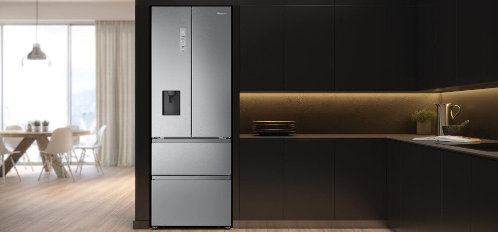 LODÓWKA HISENSE RF632N4AFE1 szuflada owoce warzywa FreshCrisper