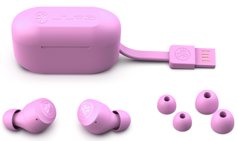 Słuchawki dokanałowe JLAB Go Air POP MINI godziny praca rozgrywka dźwięk EQ3 podwójne łącznie dostosowanie dźwięku zestaw