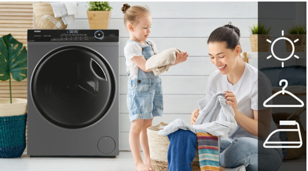 Pralko-suszarka HAIER I-Pro 5 HWD80HWD80B14959S8U1S stopnie wysuszenia