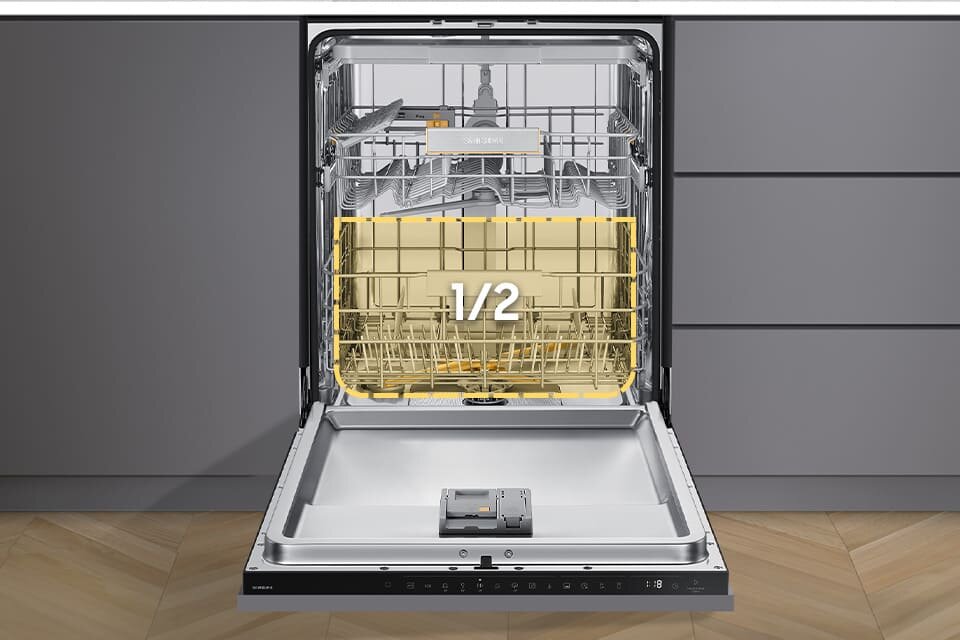 dw60dg770b00u1 z opcją połowy załadunku