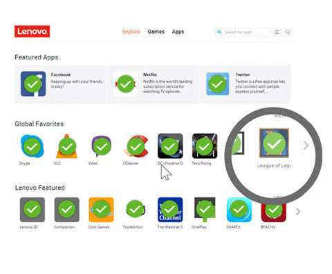 Ciesz się prostotą z Lenovo App Explorer