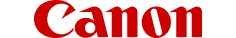 Logo z napisem \'Canon\' w czerwonym kolorze na przezroczystym tle.