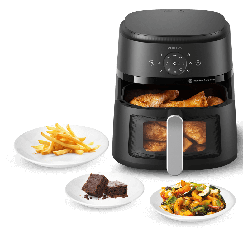 Philips Ovi otoczony talerzami z potrawami