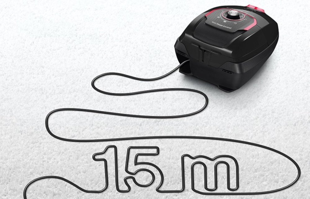 Odkurzacz BOSCH Serie 8 ProPower BGL8POW2 proste i komfortowe przemyślana konstrukcja długi przewód oszczędność czasu wysiłek