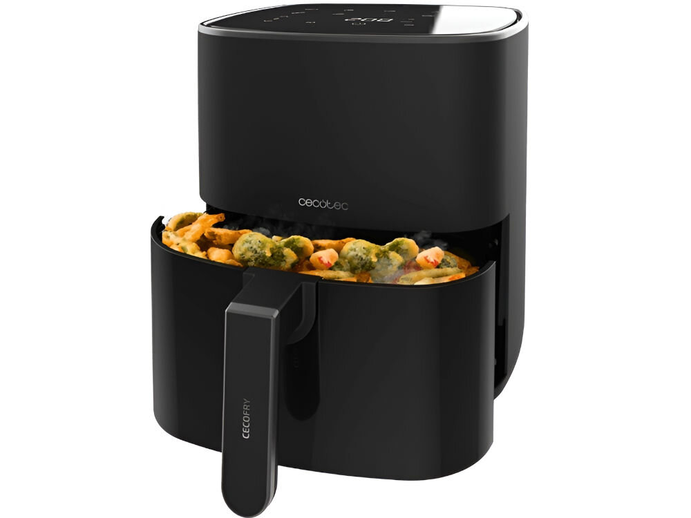 Frytownica CECOTEC Cecofry fantastik 5500 5.5L technologia PerfectCook równomierne gotowanie potraw cyrkulacja goracego powietrza idealnie upieczone składniki otwory wentylacyjne  z tyłu urządzenia kazdy posiłek staje się wyjatkowy  