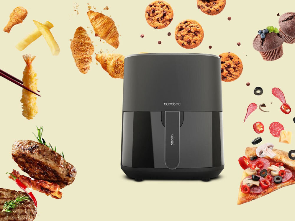 Frytownica CECOTEC Cecofry fantastik 5500 5.5L zdrowe smaczne posiłki praktyczne funkcje stylowy design łatwiejsze bardziej satysfakcjonujące gotowanie wszystkie możliwości zdrowe nawyki kulinarne pyszne dania 