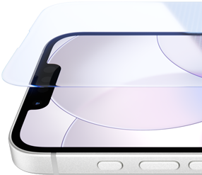 iPhone 17e, przód obudowy z&nbsp;warstwą Ceramic&nbsp;Shield&nbsp;2, bok obudowy, kolor biały, przyciski głośności i&nbsp;czynności