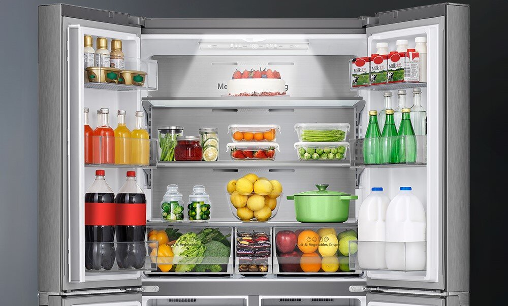 LODÓWKA HISENSE RQ758N4SGIE1 oświetlenie LED widoczność wnętrze jasne światło