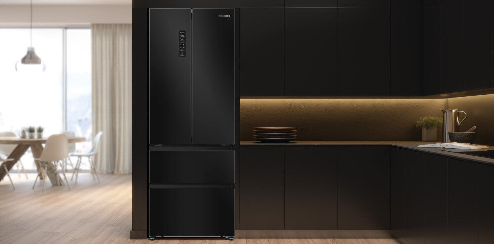 LODÓWKA HISENSE RF632N4AFE1 szuflada owoce warzywa FreshCrisper