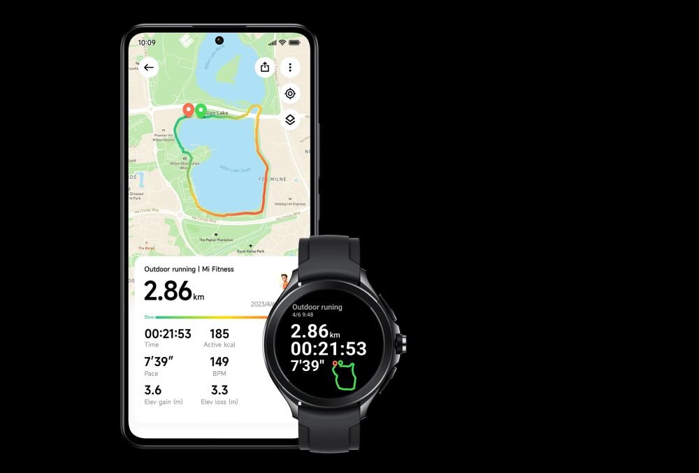 Smartwatch XIAOMI Watch 2 Pro   ekran bateria czujniki zdrowie sport pasek ładowanie pojemność rozdzielczość łączność sterowanie krew puls rozmowy smartfon aplikacja 
