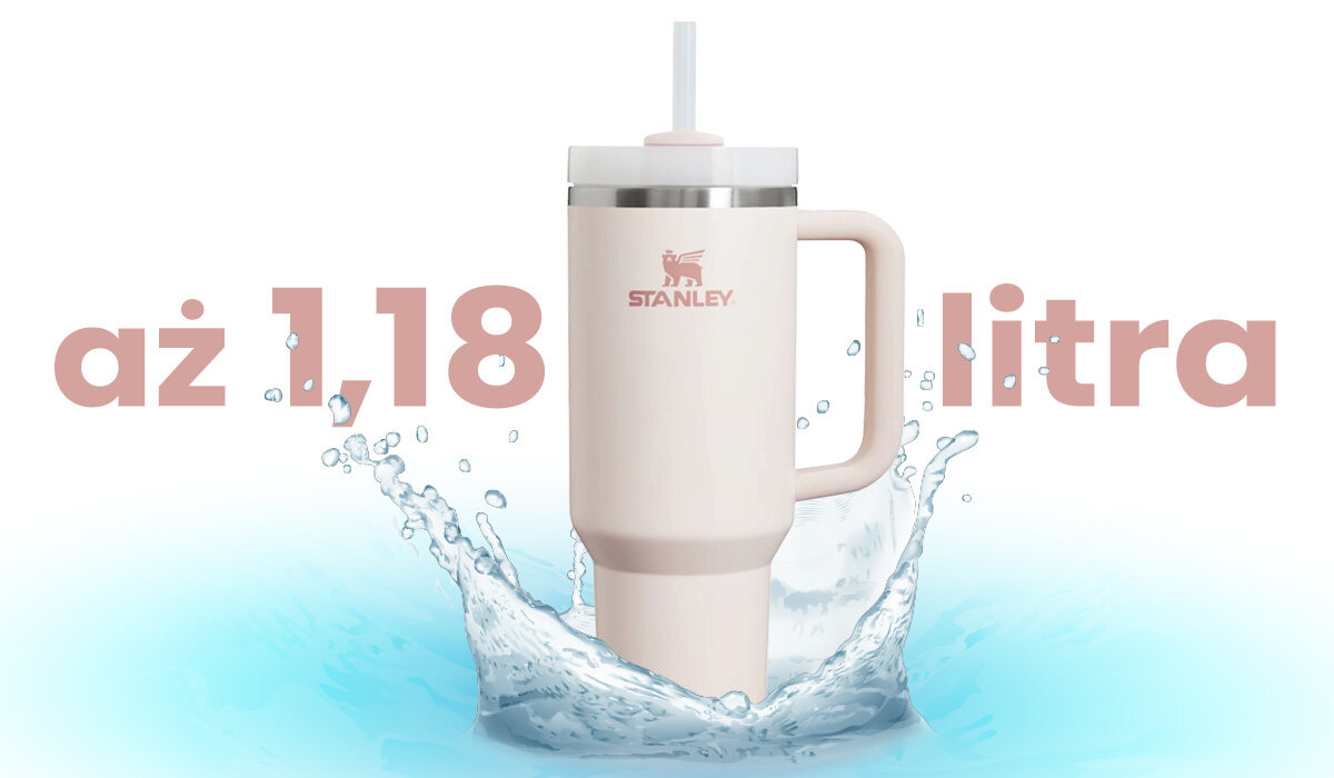 Kubek termiczny STANLEY Quencher H2.0 FlowState Tumbler aż do 1,18 litra pojemność 1 litr duża pojemność