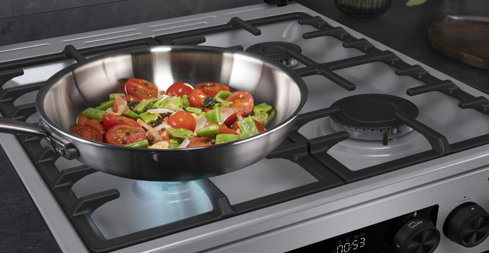 KUCHNIA HISENSE HKS5D70XMPF ruszty żeliwo mocne wytrzymałe stylowe solidne