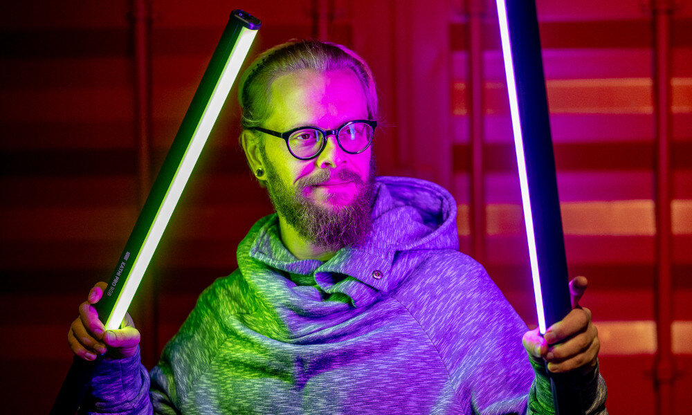 Lampa LED NEWELL RGB Kathi Pro kolory regulacja temperatura RGB