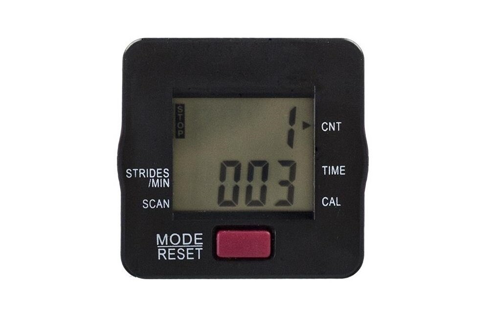 Stepper HMS S308 Czytelny wyświetlacz parametry liczba powtórzeń na minutę licznik kroków spalone kalorie