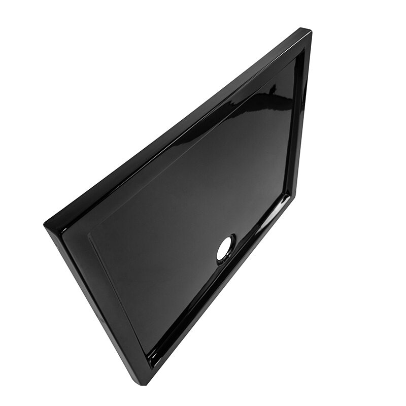Kopia - BRODZIK PRYSZNICOWY PROSTOKĄTNY SLIM ST06C CZARNY 120x100 CM ST06C-BL-120X100