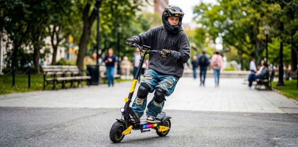 Hulajnoga elektryczna XRIDER F10X 65km 1000W Amortyzacja 10