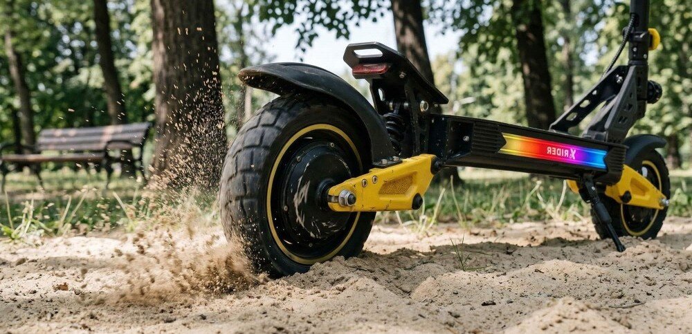 Hulajnoga elektryczna XRIDER F10X 65km 1000W Amortyzacja 10