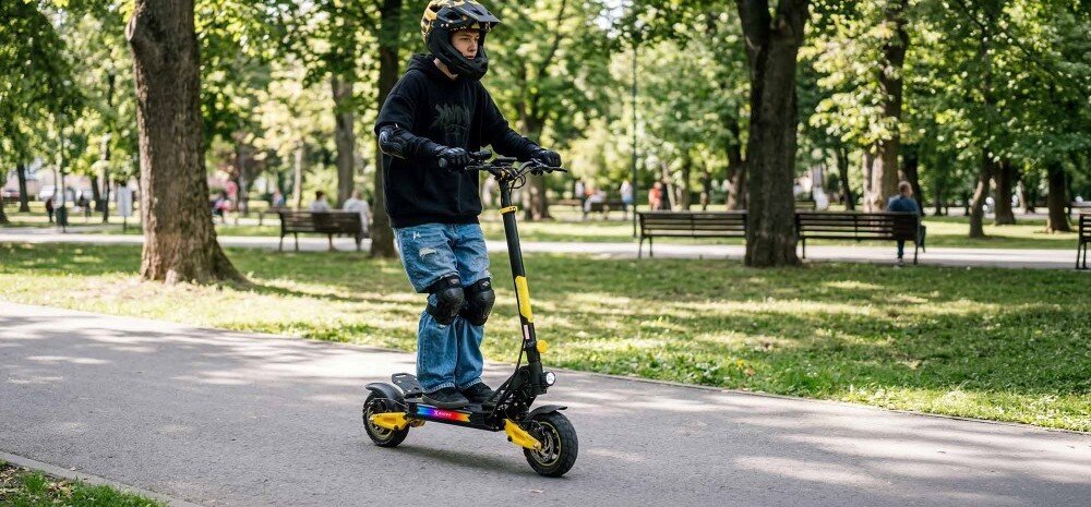 Hulajnoga elektryczna XRIDER F10X 65km 1000W Amortyzacja 10