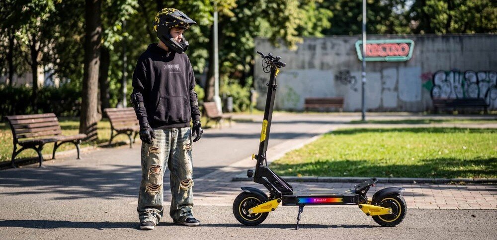 Hulajnoga elektryczna XRIDER F10X 65km 1000W Amortyzacja 10