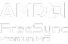 Logo z napisem \'AMD FreeSync Premium Pro\'.