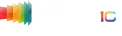 Logo z kolorowymi pionowymi paskami i napisem \'Hisense\'.