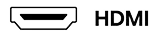 Ikona złącza HDMI (High-Definition Multimedia Interface)