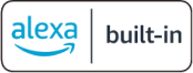 Oznaczenie: Alexa Built-in (wbudowany system asystenta głosowego Alexa)