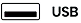 Ikona złącza USB (Universal Serial Bus)