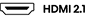 Ikona złącza HDMI 2.1 (High-Definition Multimedia Interface)