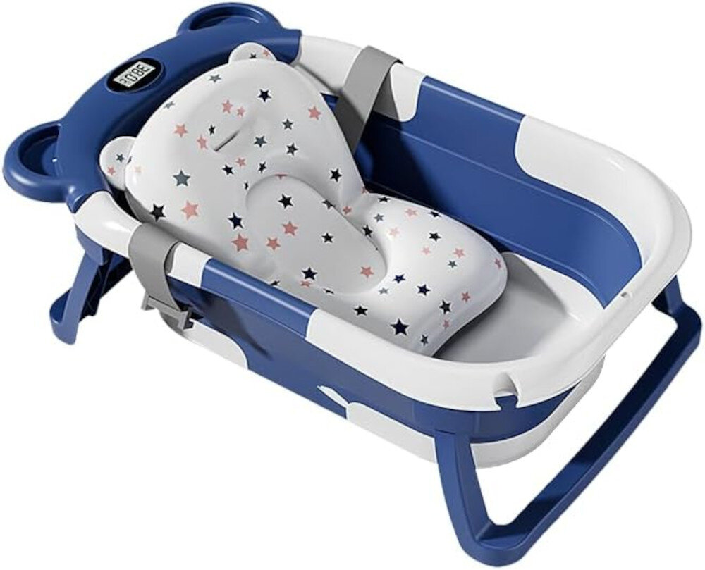 Wanienka EXTRALINK Kids EX.98314 Granatowy Łatwe utrzymanie czystości  szybko umyć po kąpieli Gładkie materiały bezpieczne warunki podczas każdej kąpieli