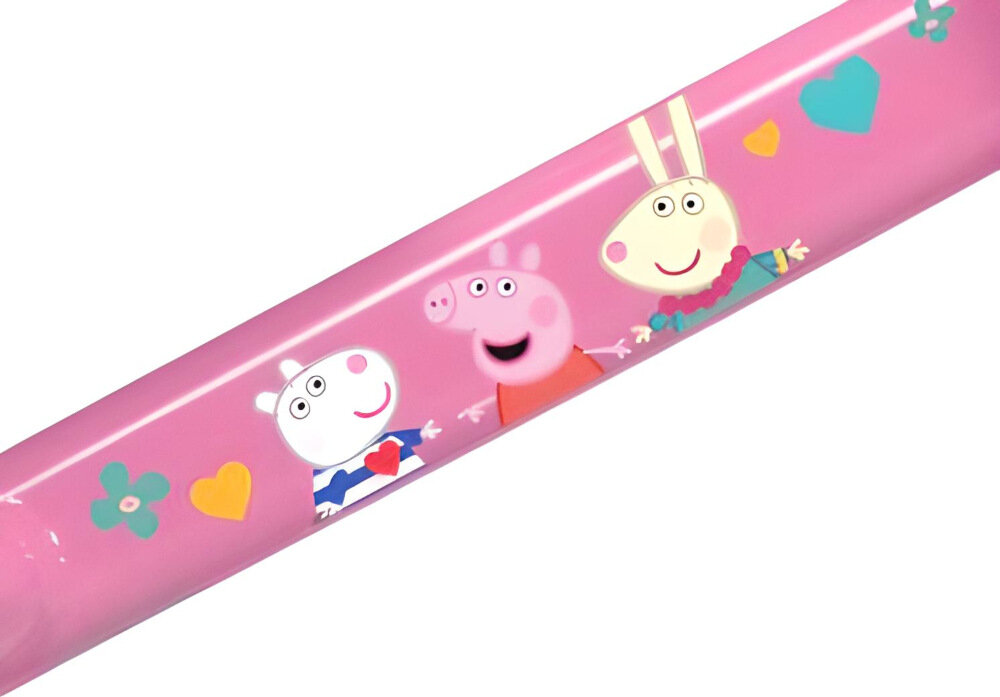 Rowerek biegowy TOIMSA Świnka Peppa TOI195 Różowy wytrzymała rama z wysokiej jakości stali pokryta błyszczącym lakierem lekki waga 3,5 kg w żywej różowej kolorystyce