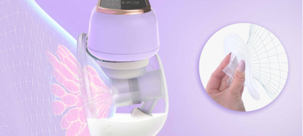 Laktator NENO Sole Twin Wsparcie w laktacji Trójfazowy system działania naturalny rytm ssania System zamknięty wysoki poziom higieny łatwo wysterylizować bezpieczne użytkowanie