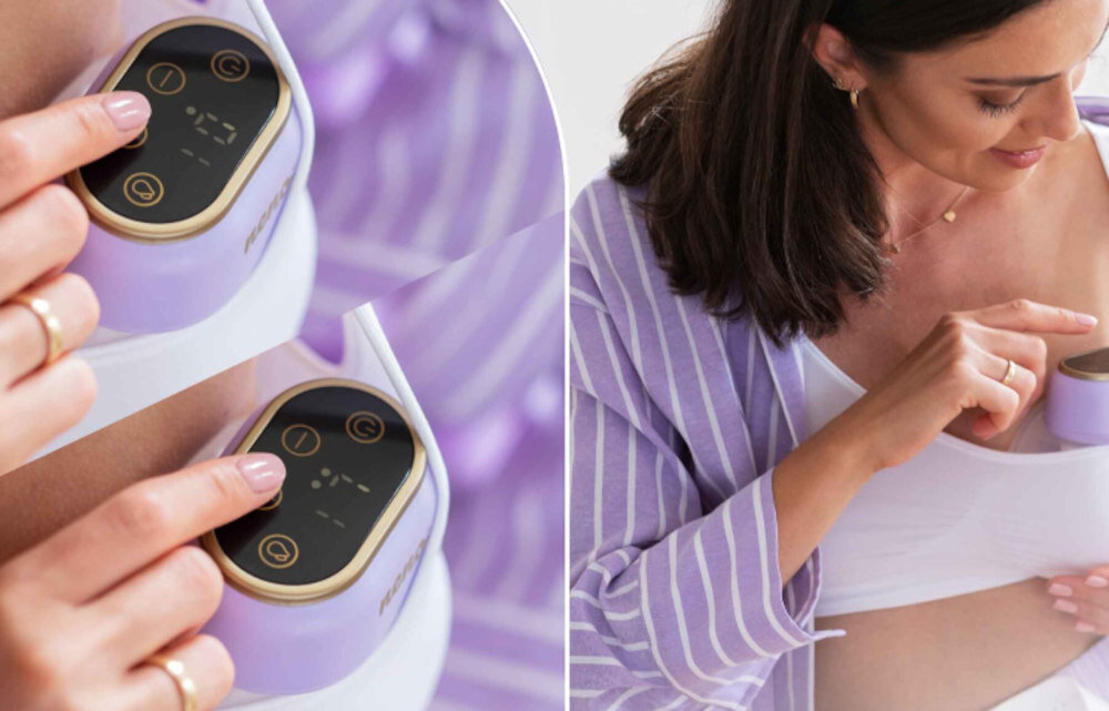 Laktator NENO Sole Twin Delikatność i wygoda z miękkiego silikonu Komfortowa konstrukcja bezbolesne odciąganie Intuicyjny panel dotykowy z cyfrowym wyświetlaczem ustawienia dostosowanie potrzeby komfort