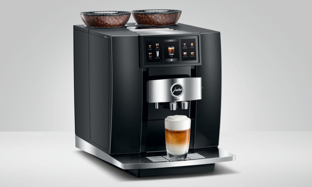 Ekspres JURA GIGA 10 Diamond Black (EA) Funkcja ExtraShot kawa mleczna porcja