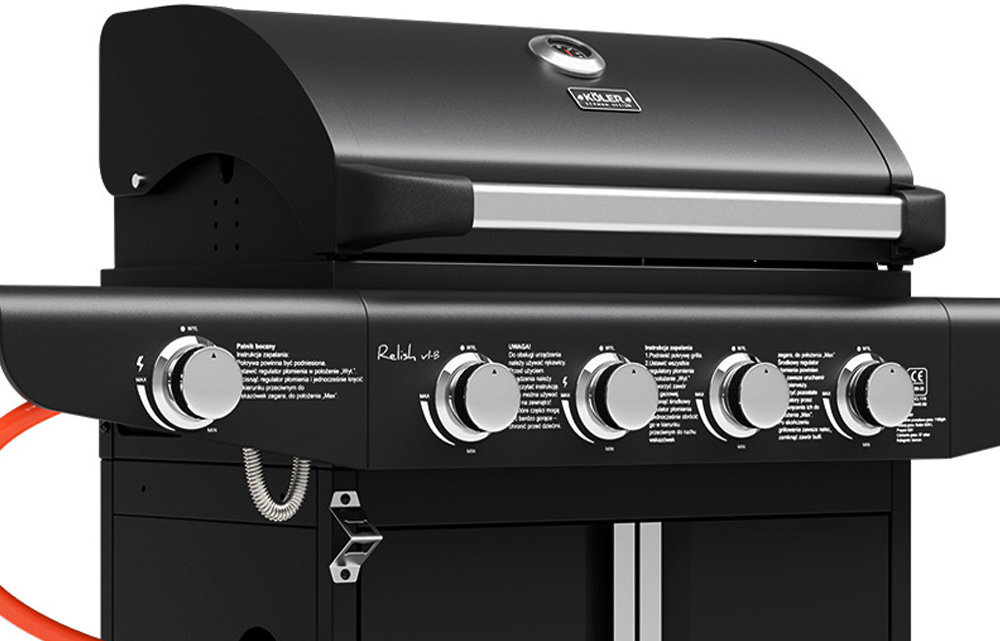 KOLER Relish v1 regulowane palniki mocne stałe ciepło regulowane jedzenie zapalanie zapłon xpert